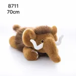 Pluszowy Mamut Brązowy 70cm Miękka Maskotka