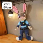 Pluszowy królik policjant 50 cm miękki pluszak dziecięcy