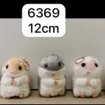 Brelok pluszowy chomik 12 cm mix kolorów