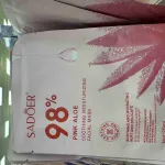 SADOER 98% Pink Aloe Kojąco-nawilżająca maseczka do twarzy 25 ml