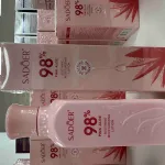 SADOER 98% Pink Aloe Kojąco-nawilżający balsam do ciała różowy