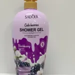 SADOER Perfumowany żel pod prysznic o zapachu jeżyny 1000 ml z pompką