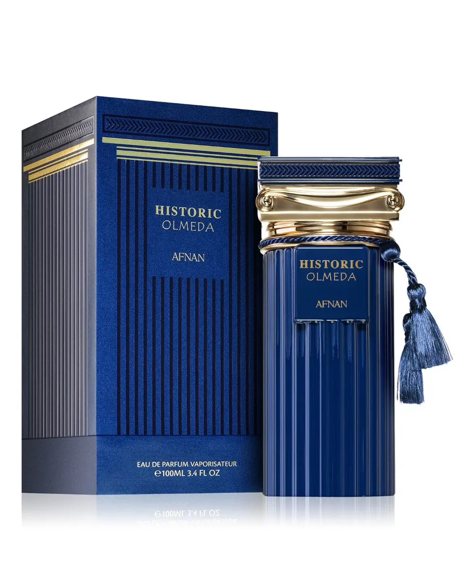 Perfumy Historic Olmeda Afnan 100ml granatowo-złote