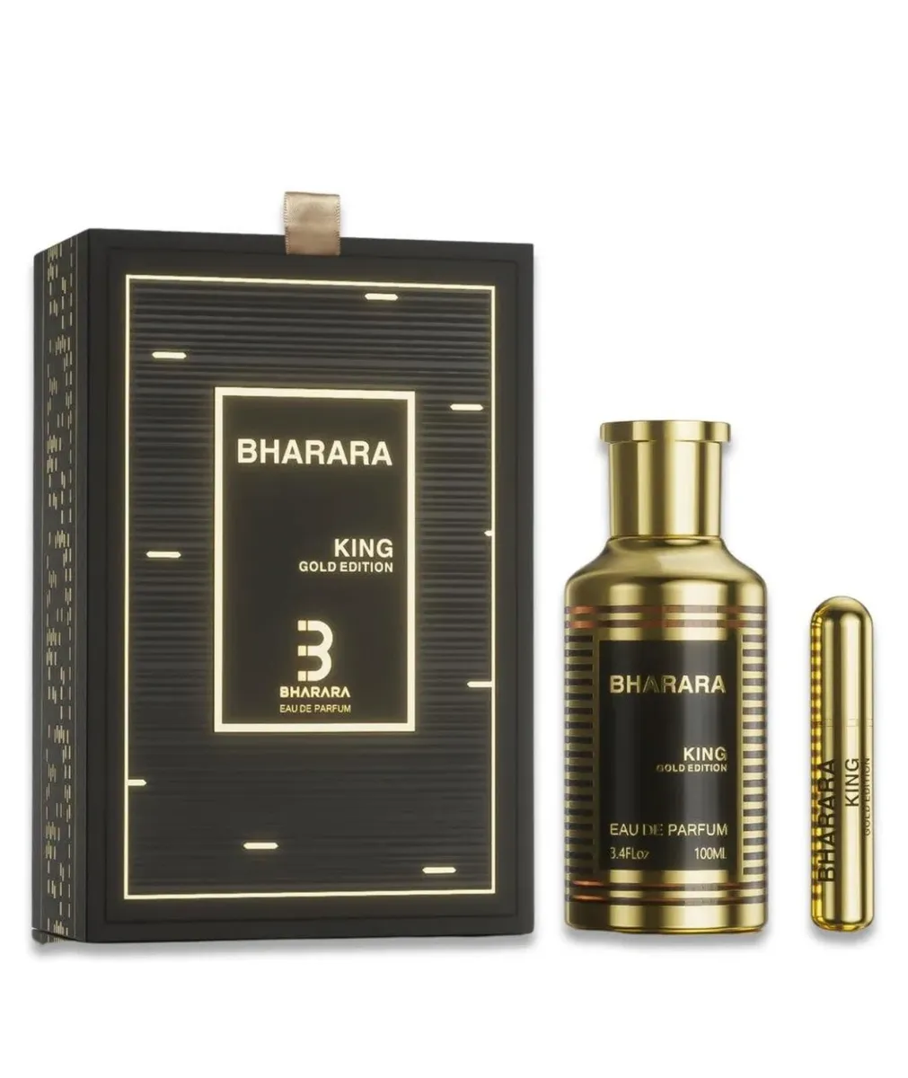 Bharara King Gold Edition Perfumy 100ml Zestaw Prezentowy
