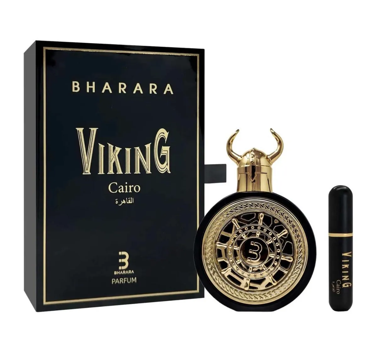 Perfumy BHARARA Viking Cairo 100ml czarno-złote