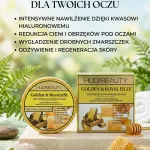 HUDA BEAUTY Golden & Royal Jelly maska pod oczy nawilżająca i przeciwzmarszczkowa