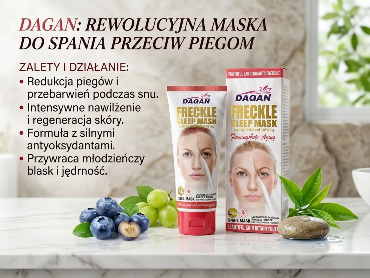 DAGAN Freckle Sleep Mask Maska do Spania Przeciw Piegiem