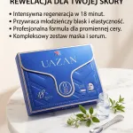 UAZAN Gloss Mask granatowa maska z serum do twarzy regenerująca