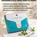 UAZAN After Sun Soothe Mask kojąca maska i żel chłodzący po słońcu