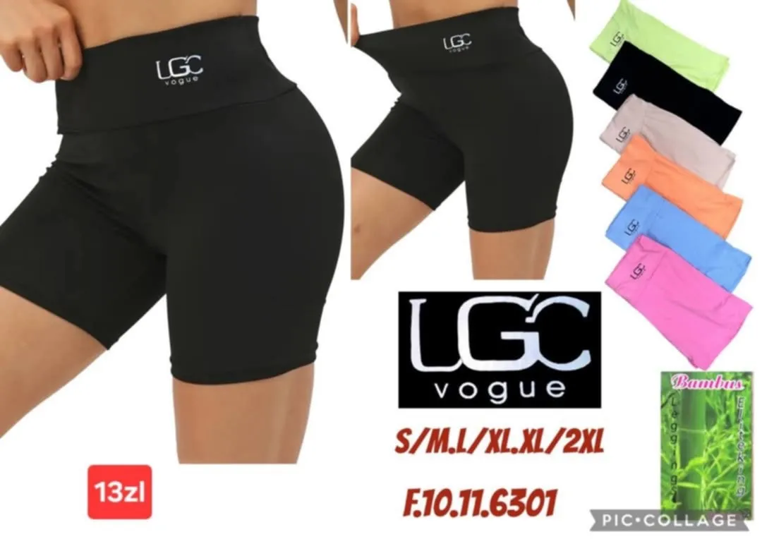 LGC Vogue krótkie legginsy damskie z wysokim stanem