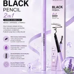 KORMESIC Black Pencil 2w1 wodoodporny ołówek do brwi