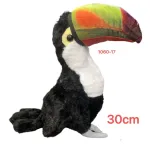 Pluszowy Tukan 30 cm z kolorowym dziobem