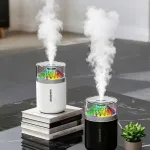 Mini Nawilżacz Powietrza USB 180 ml z LED RGB do Biura i Samochodu
