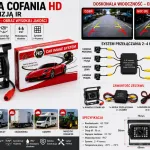 Kamera Cofania HD IR 12V z Modułem Przełączania 2-4 Kamer