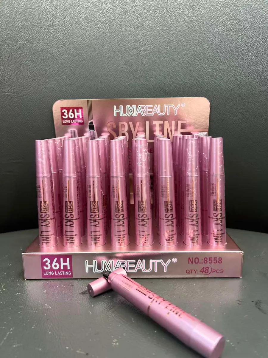 HUXIABEAUTY Różowy Tusz do Rzęs 36H Long Lasting