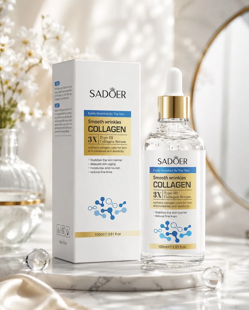 SADOER Serum kolagenowe Type III 100ml z kroplomierzem