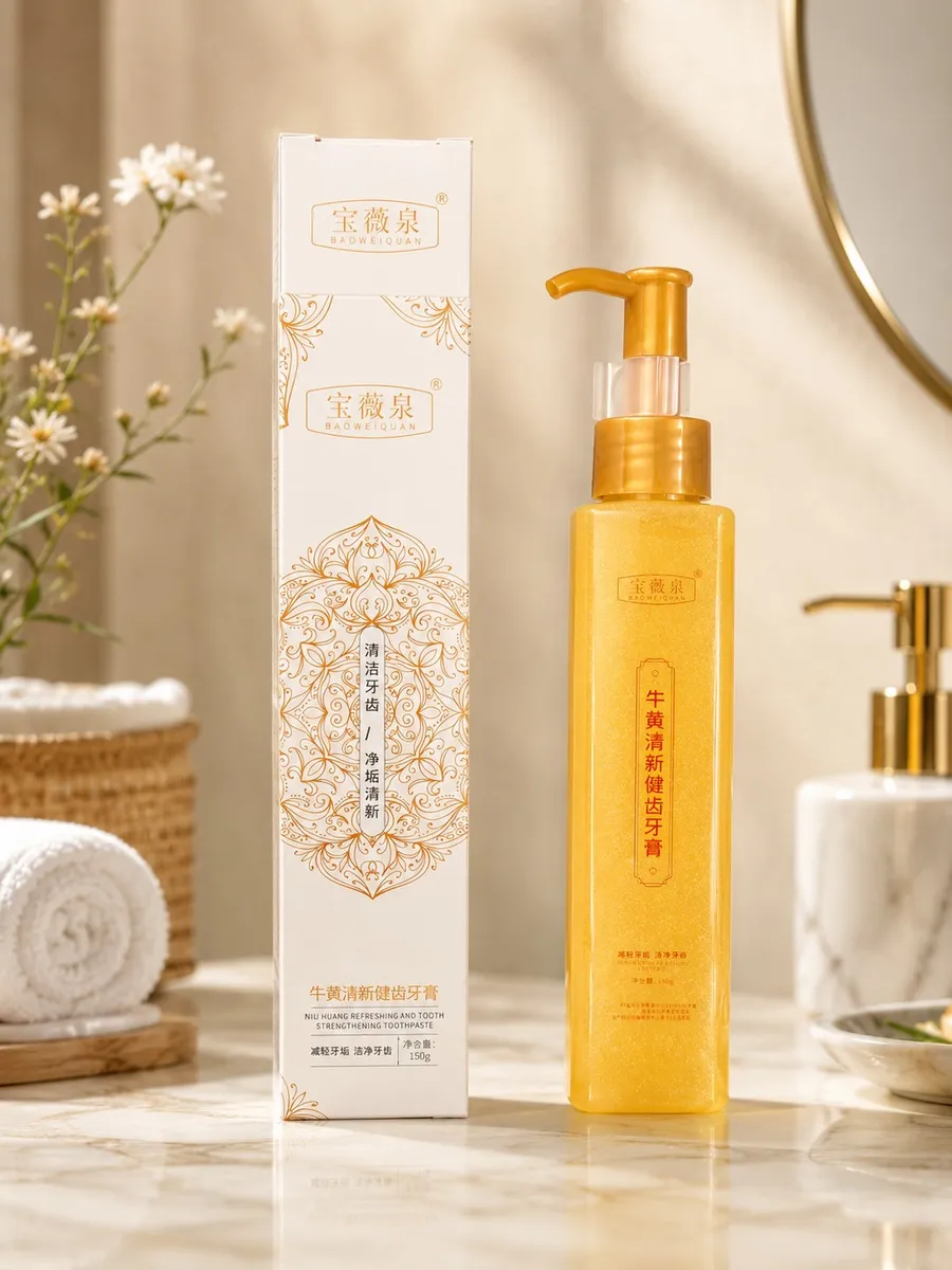 Baoweiquan krem do zębów z ekstraktem łopianu 150g z pompką