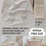 Majtki damskie Ice Silk beżowe i czarne, modelujący krój