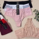 Majtki damskie z koronką mix kolorów XL-3XL