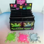 Splash Ball piłka antystresowa kolorowa przezroczysta 3+