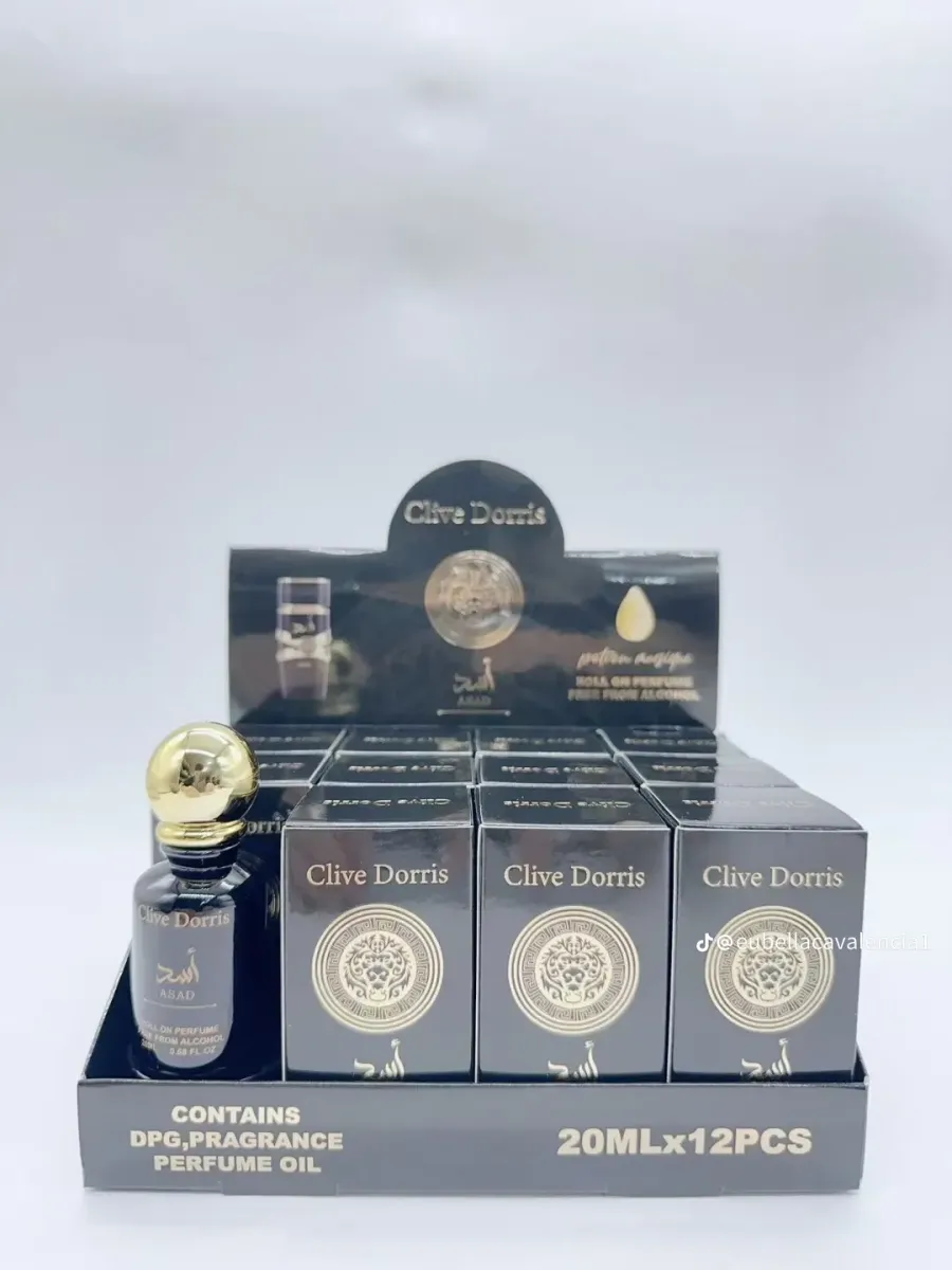 Clive Dorris Perfumy Olejek Zapachowy 20ml Czarny Złoty