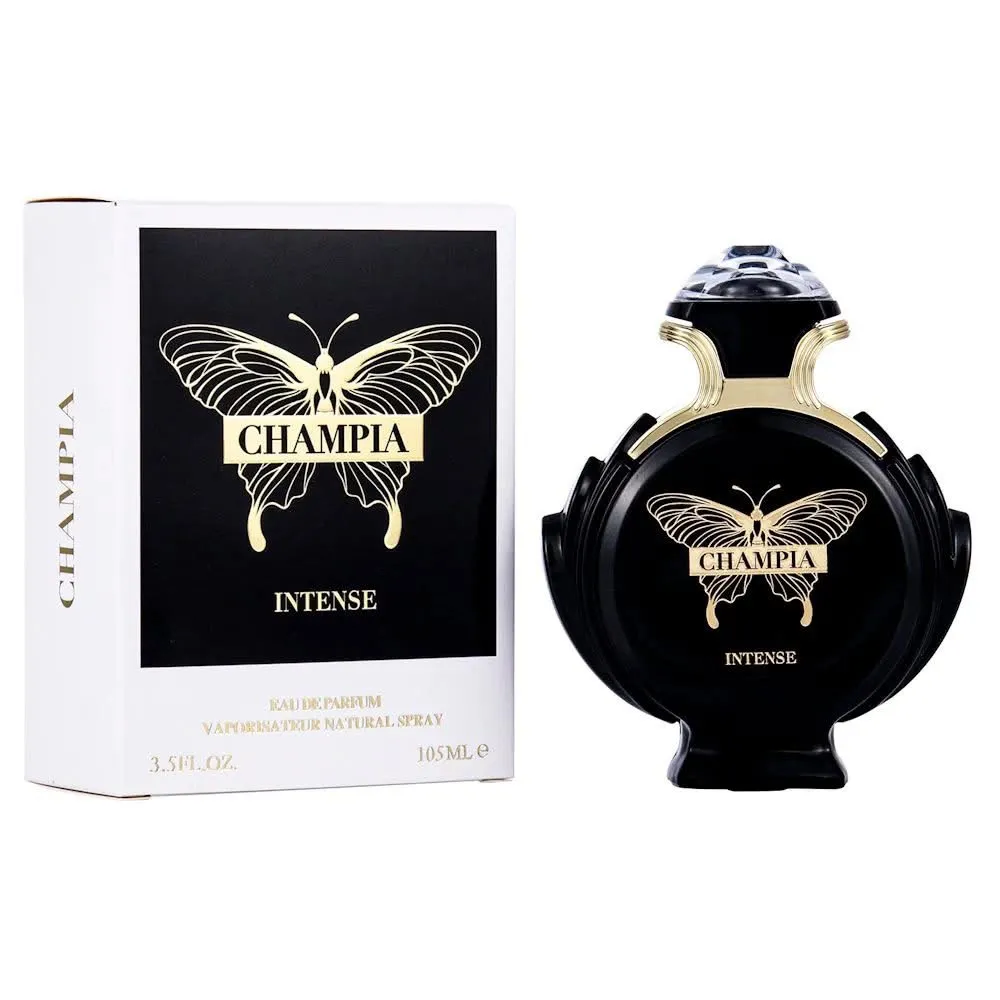 Champia Intense Perfumy 105ml czarne flakon z motylem
