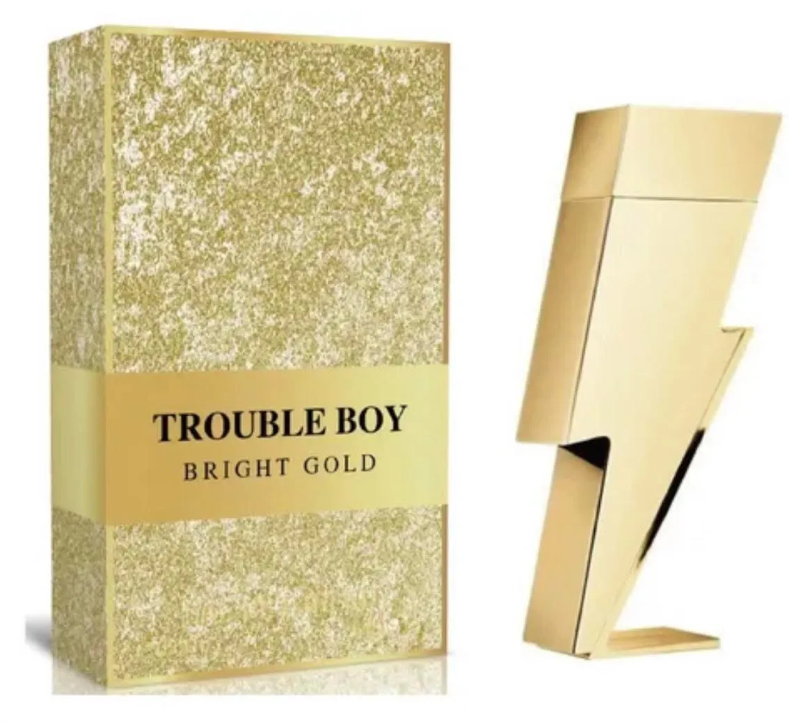 Trouble Boy Bright Gold Perfumy 100ml Złoty Flakon