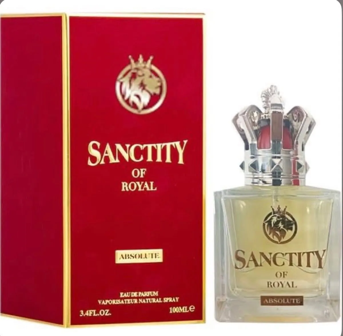 Sanctity of Royal Absolute Perfumy 100ml z koronkową nakrętką
