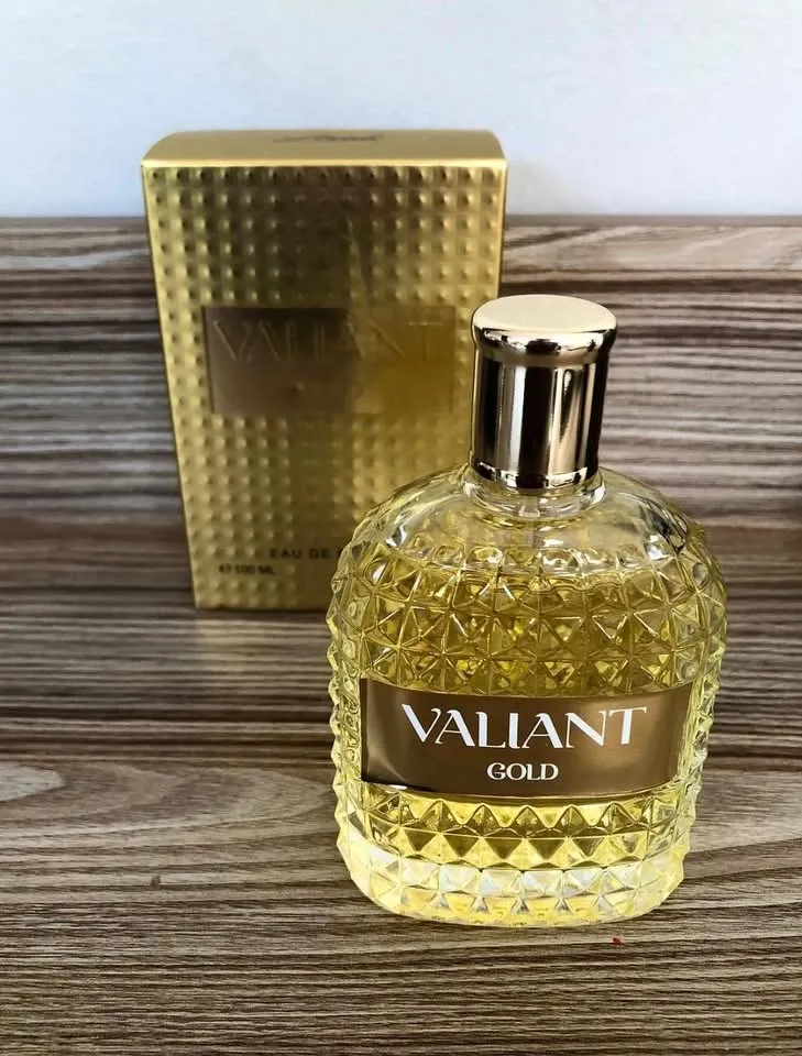 Valiant Gold Perfumy 100ml w Złotym Flakonie