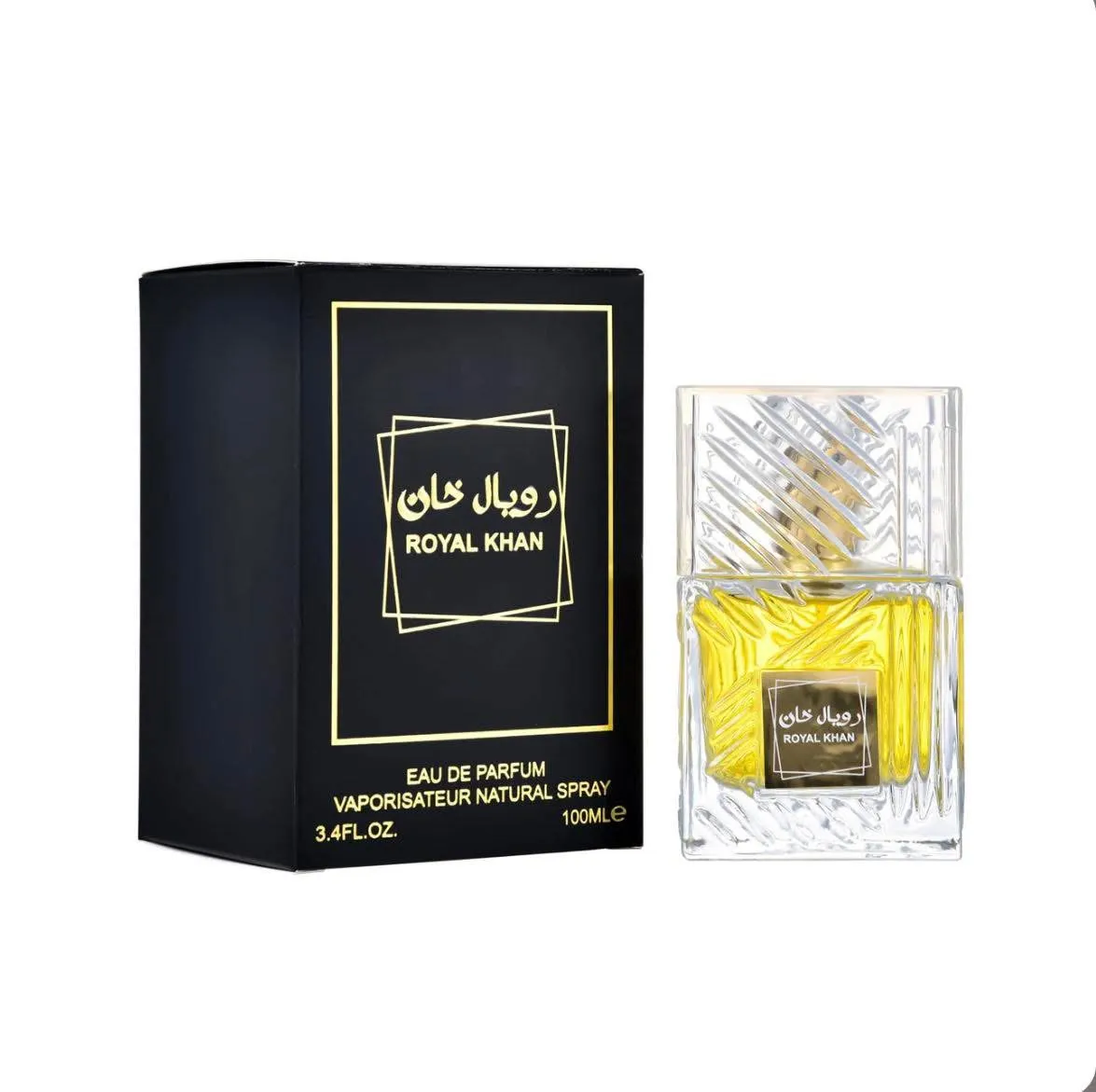 Perfumy Royal Khan 100ml w eleganckim czarnym opakowaniu