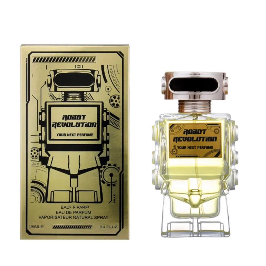 Robot Revolution Perfumy 100ml w butelce w kształcie robota