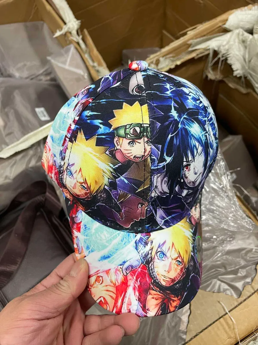 Czapka z daszkiem kolorowa z nadrukiem postaci z anime
