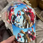 Czapka dziecięca z nadrukiem superbohaterów 54 cm kolorowa
