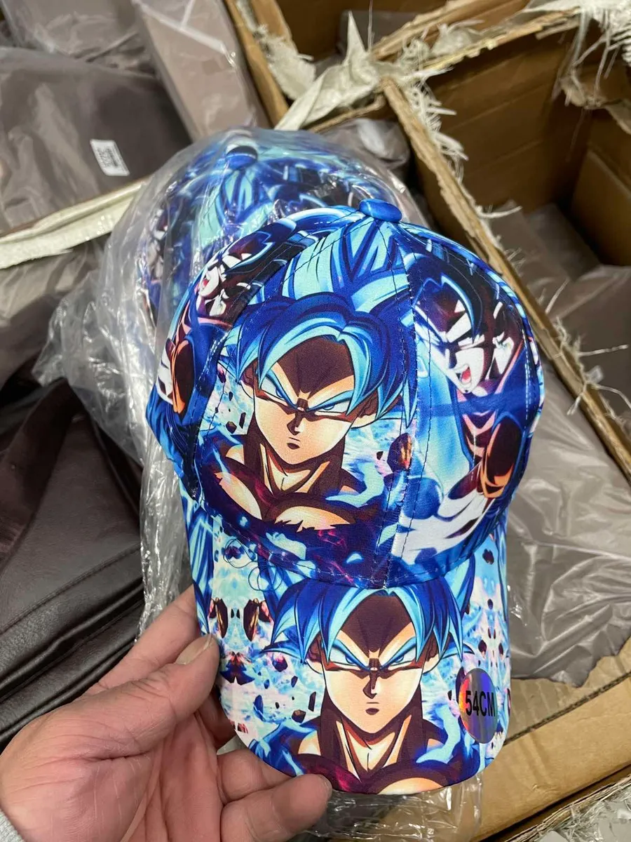 Czapka z daszkiem 54 cm z nadrukiem postaci anime niebieska