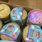Squishy Steamed Bun zabawka sensoryczna w koszyku beżowa