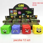 Kostka Antystresowa Cube Squeeze Ball Kolorowa Zabawka