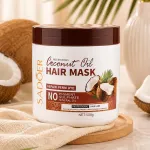 SADOER Coconut Oil Hair Mask 500g nawilżająca maska do włosów z olejem kokosowym
