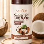 SADOER Coconut Oil Hair Mask 950g odżywcza maska do włosów z olejem kokosowym