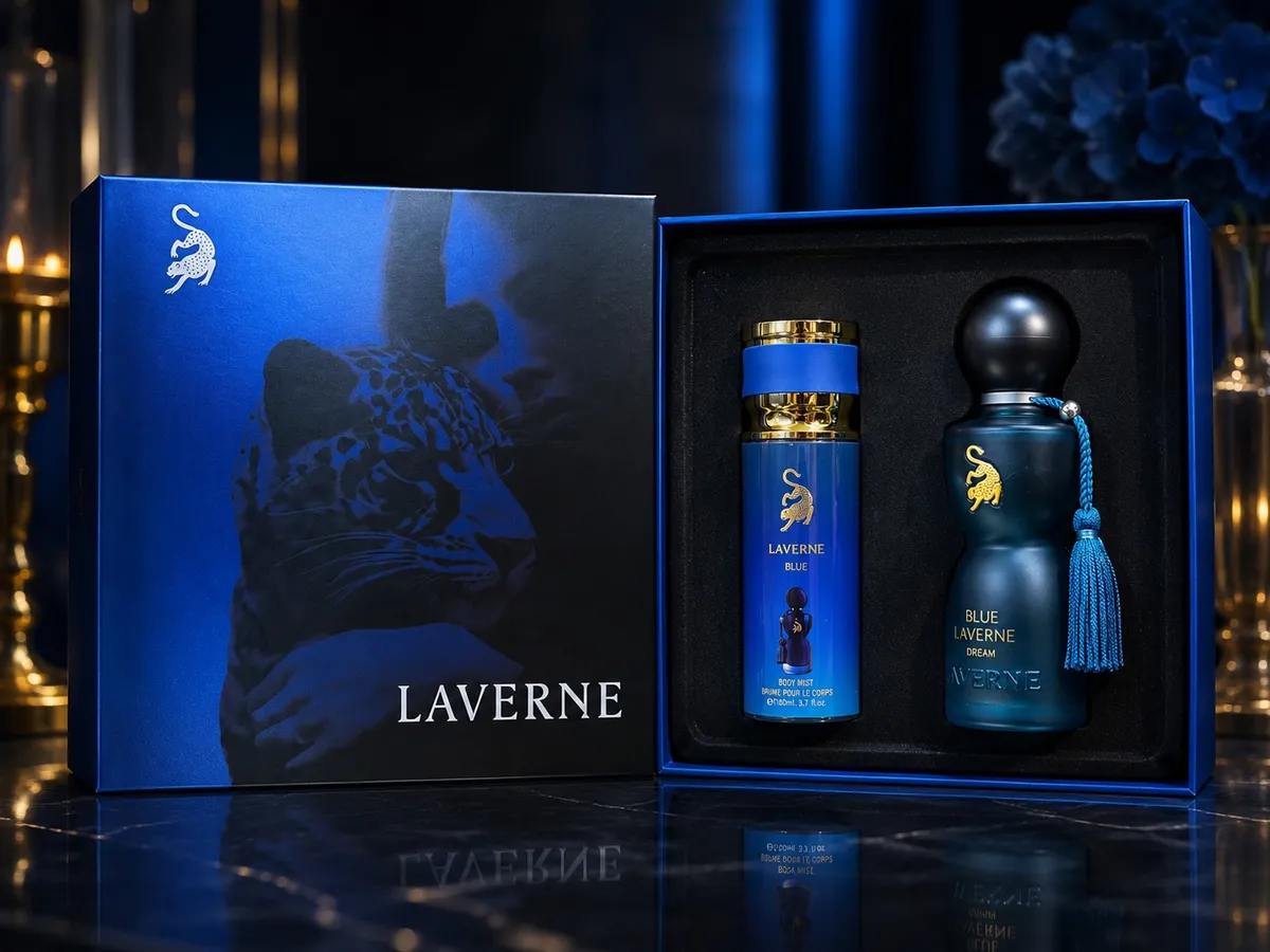 Zestaw perfum Laverne Blue z body mist 110 ml i perfumami 100 ml