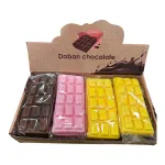 Daban chocolate zestaw mydeł w kształcie tabliczki czekolady mix kolorów