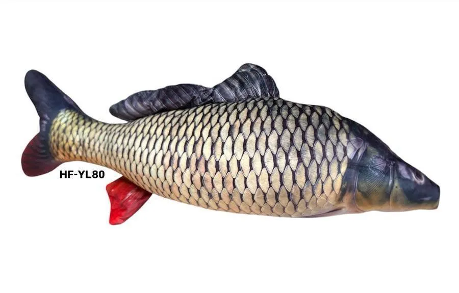 Poduszka dekoracyjna Ryba Karp 80cm realistyczna