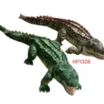 Miękka maskotka krokodyl 80cm realistyczna zielona i brązowa