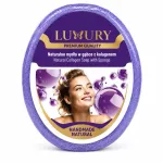 Naturalne mydło w gąbce z kolagenem fioletowe Luxury