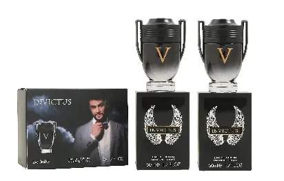 Zestaw perfumy Invictus 2x50ml czarne flakony