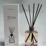 Dyfuzor zapachowy 120ml z czarnymi patyczkami i różowym płynem