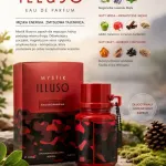 Mystik Illuso Męskie Perfumy 100ml Czerwono-Czarny Flakon