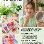 AIYISHABEAUTY Lip Gloss błyszczyk nawilżający z aplikatorem rurką