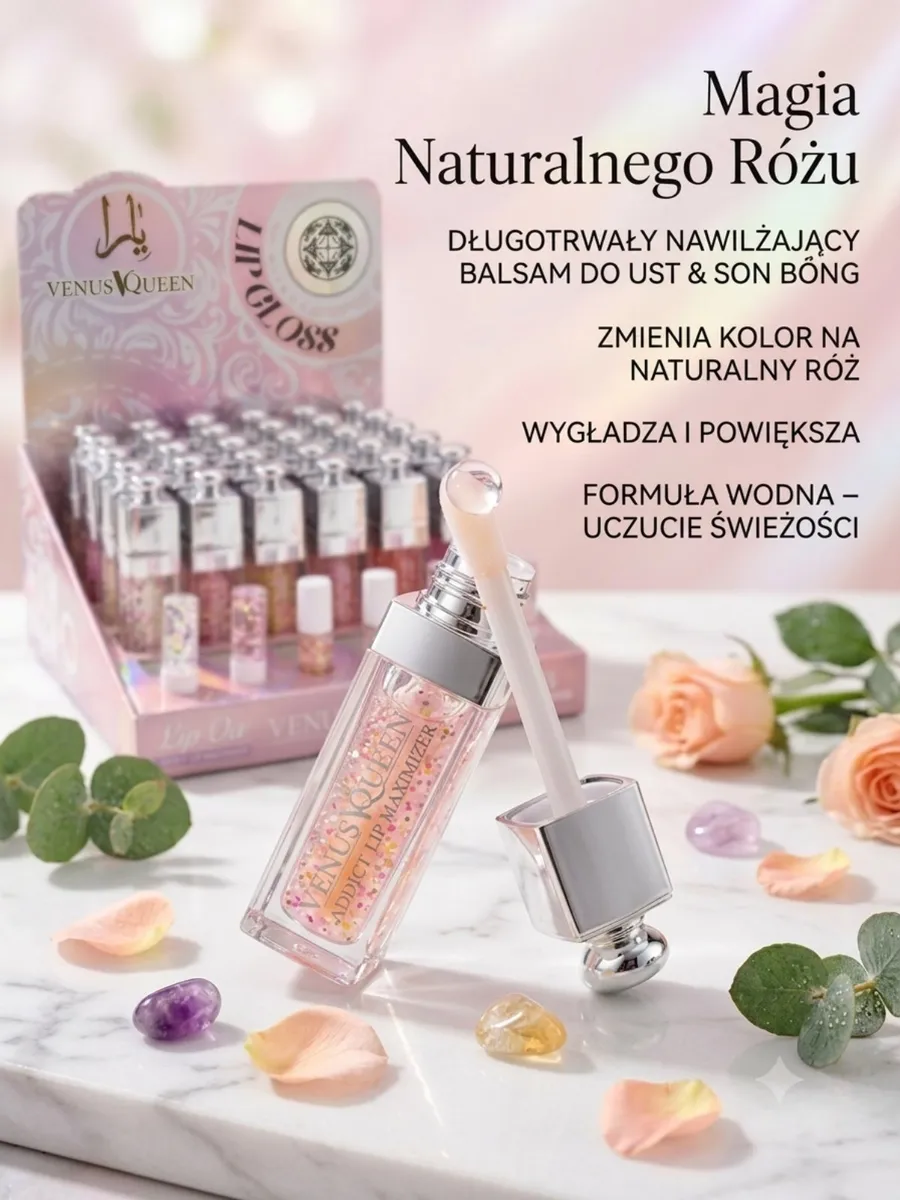 Venus Queen Addict Lip Maximizer naturalny róż balsam do ust