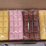 Produkttabliczki mydlane kolorowe mix 4 sztuki WK290626-1