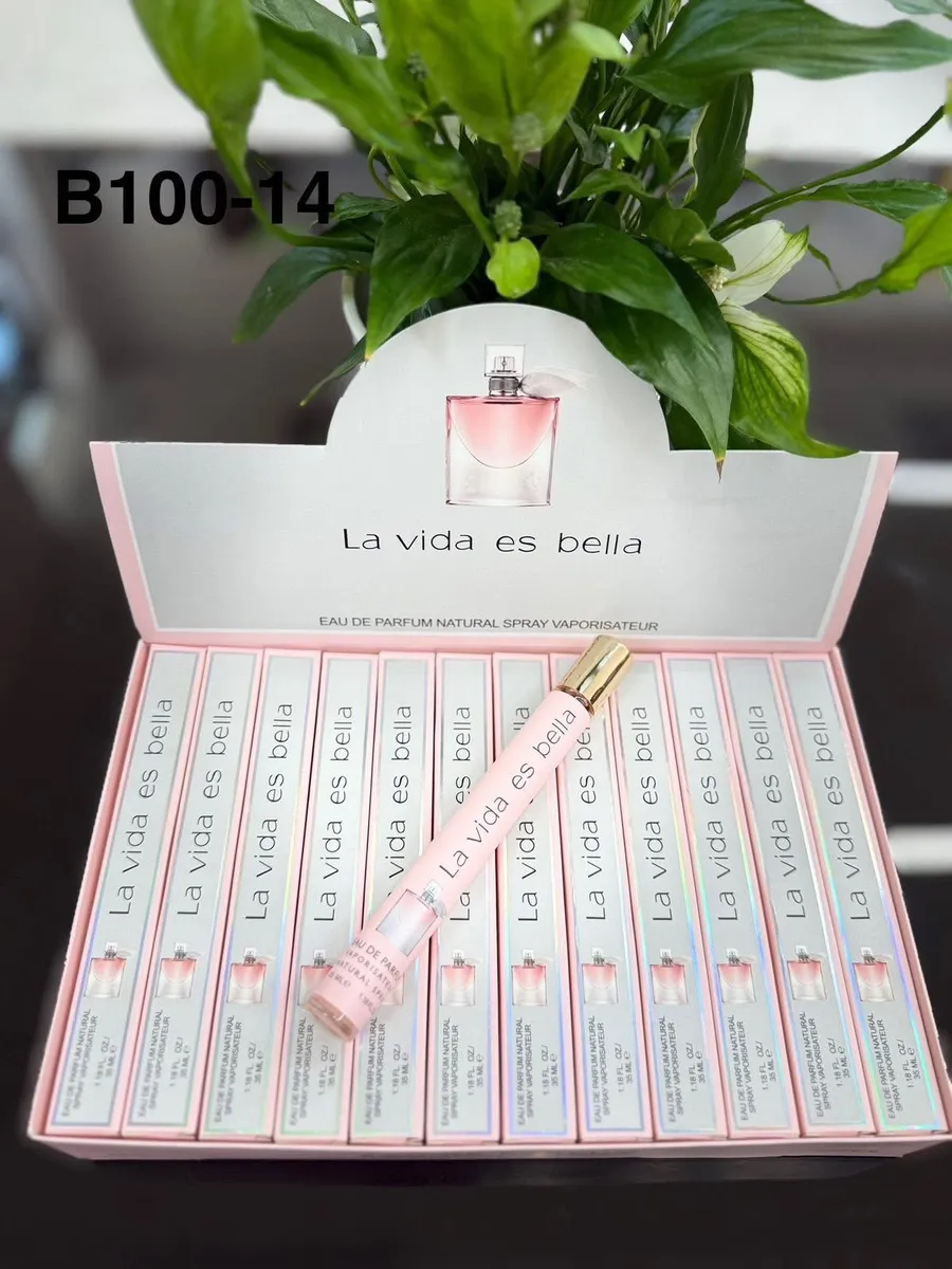 Perfumetka La vida es bella 35ml różowa z atomizerem